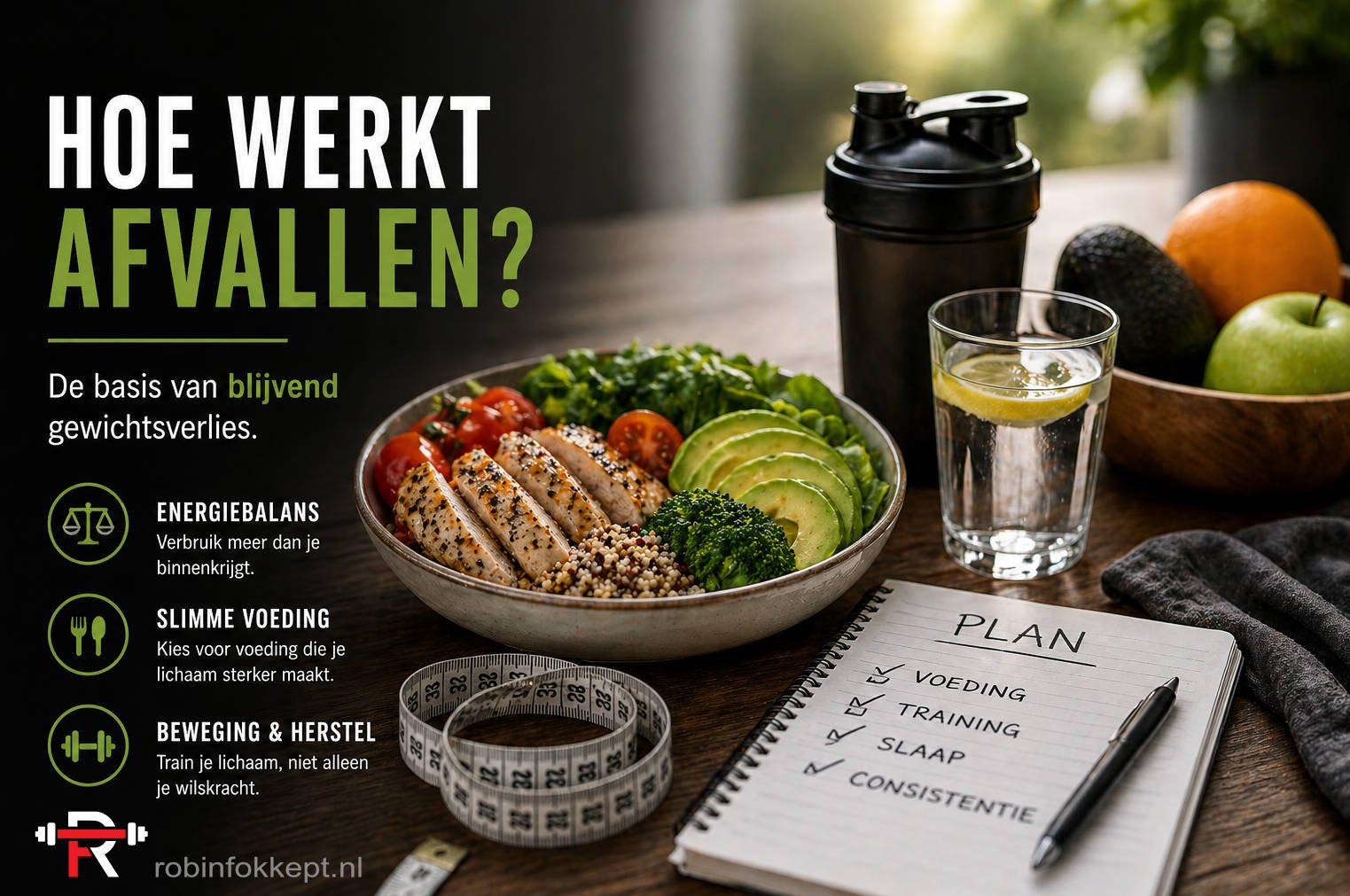 Hoe werkt afvallen écht? - Robin Fokke - Personal trainer